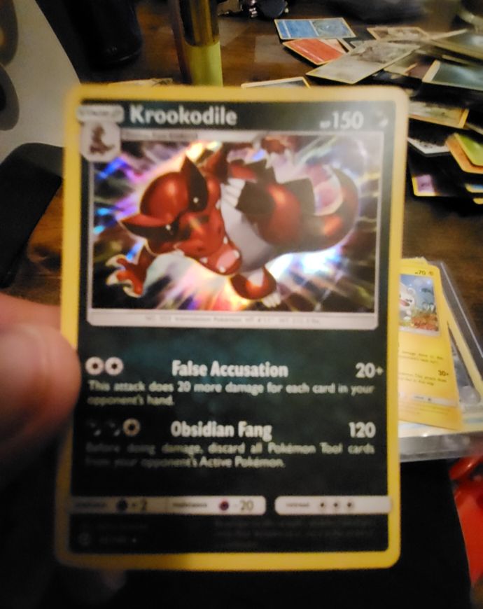 2017 Sun & Moon #85 Krookodile — front