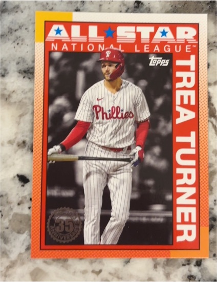 2025 Topps 1990 All-Star #90AS-9 Trea Turner — front