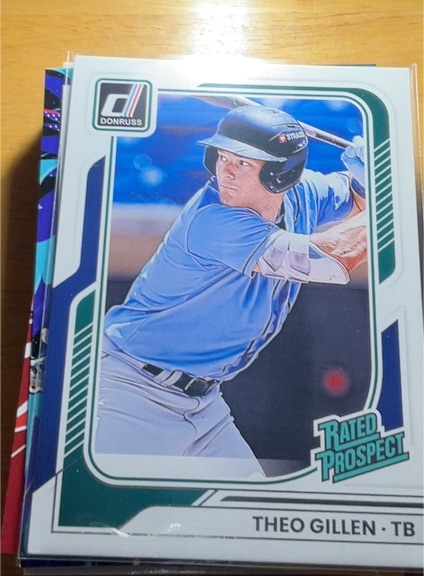 2026 Donruss #193 Theo Gillen Rated Prospect — front