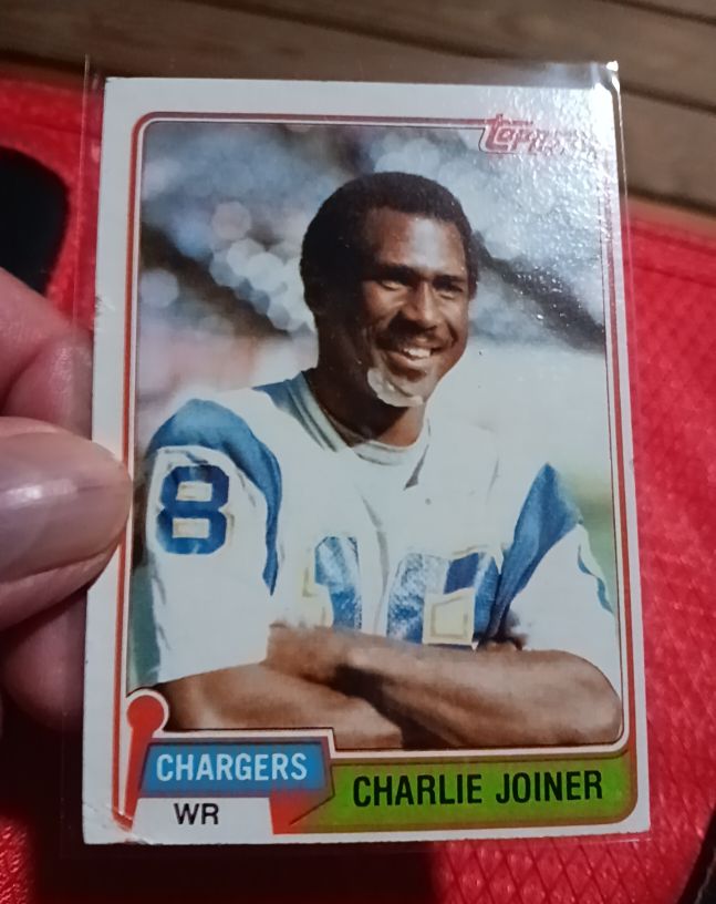 1981 Topps #496 Charlie Joiner — front