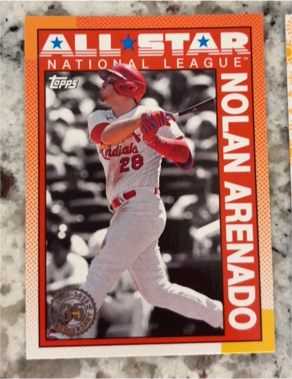 2025 Topps Series 2 1990 Topps All-Star #90AS-5 Nolan Arenado — front
