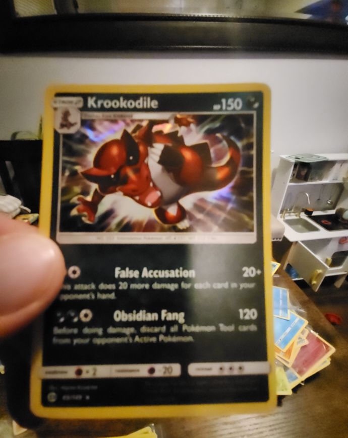 2017 Sun & Moon #85 Krookodile — front