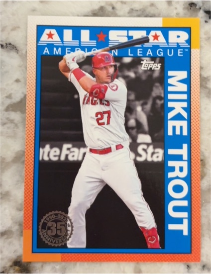 2025 Topps Series 2 #90AS-10 Mike Trout 1990 Topps All-Star — front