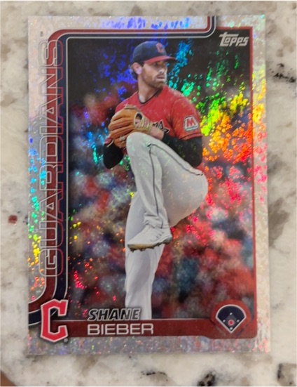 2025 Topps Series 2 #379 Shane Bieber — front