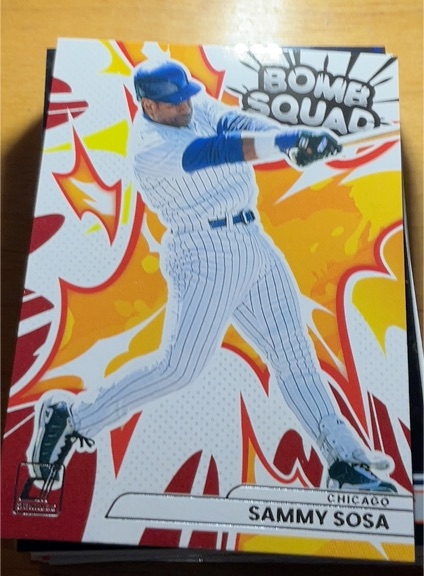 2026 Donruss #13 Sammy Sosa Bomb Squad — front