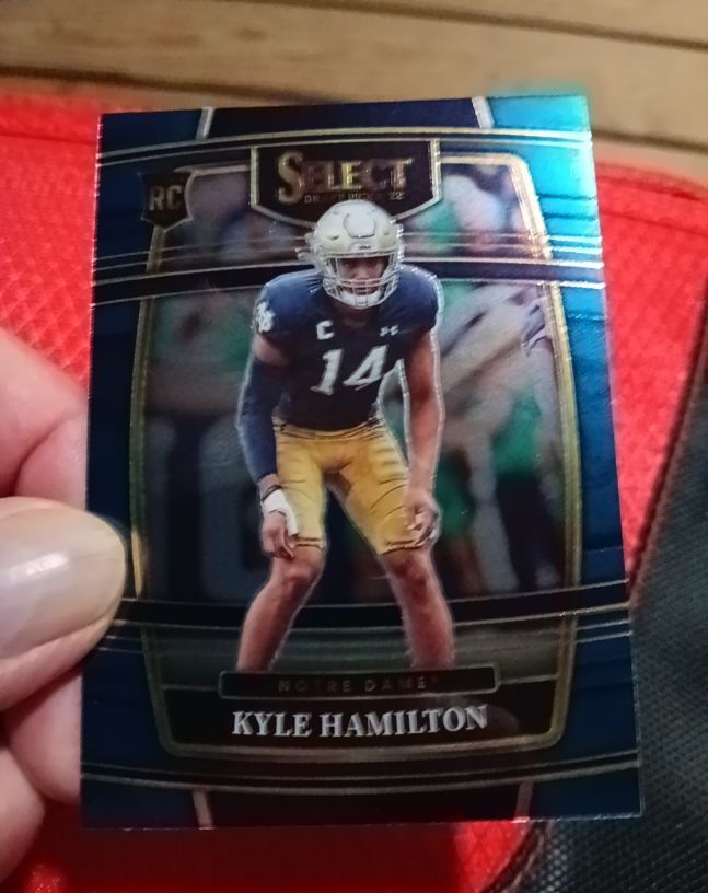 2022 Panini Select Draft Picks #21 Kyle Hamilton — front