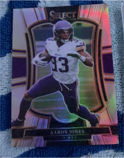 2025 Panini Select Premier Level #165 Aaron Jones — front