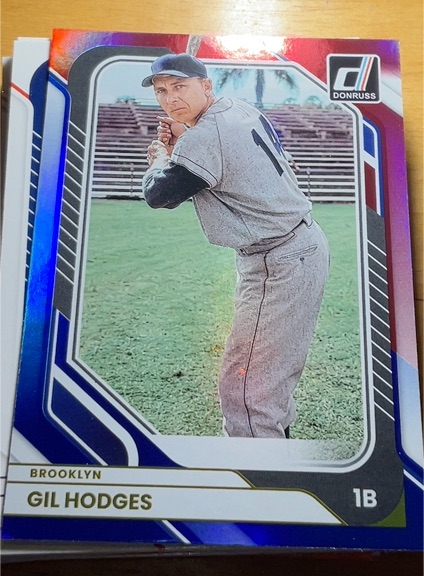 2026 Donruss #26 Gil Hodges Brooklyn Dodgers — front
