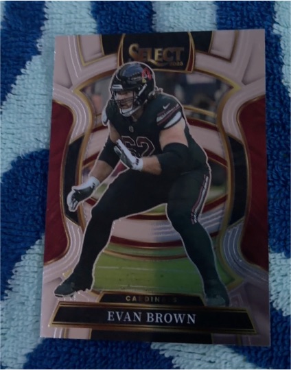 2025 Panini Select #24 Evan Brown — front