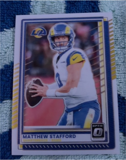 2025 Panini Donruss Optic #198 Matthew Stafford — front