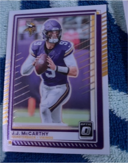 2025 Panini Donruss Optic #46 J.J. McCarthy — front