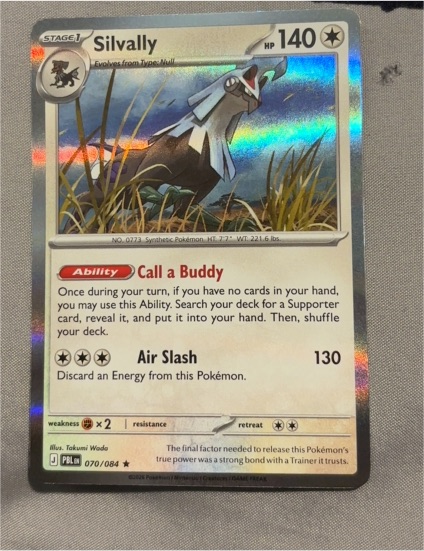 2016 Pokemon #070 Silvally — front
