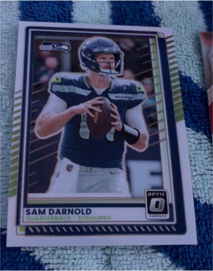 2025 Panini Donruss Optic #186 Sam Darnold — front