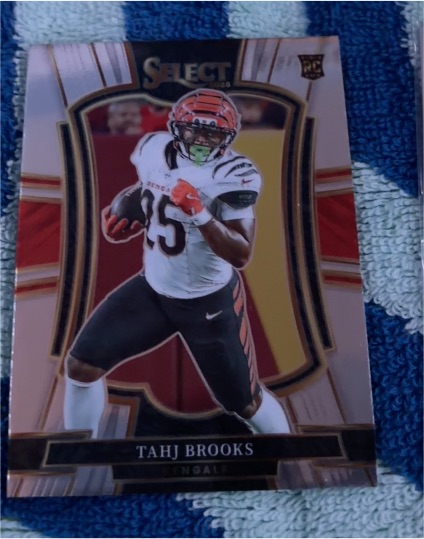 2025 Panini Select Premier Level #158 Tahj Brooks Rookie — front