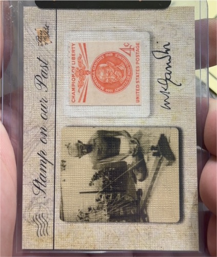 2018 The Bar Pieces of the Past SP-1 Mahatma Gandhi — front