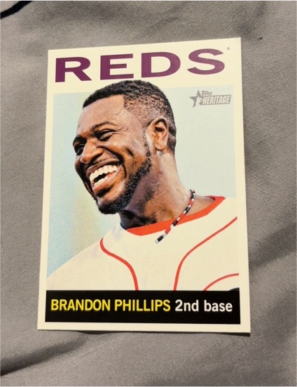 2013 Topps Heritage #45 Brandon Phillips Cincinnati Reds — front