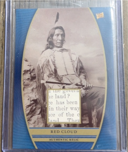 2024 Pieces of the Past #DR-RC Red Cloud Authentic Relic — front