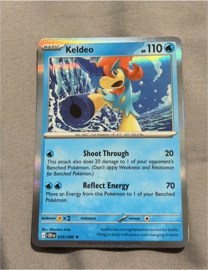 2025 The Pokémon Company #019 Keldeo — front