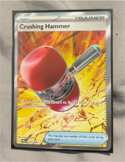 2022 Pokémon Paldea Evolved #105 Crushing Hammer — front