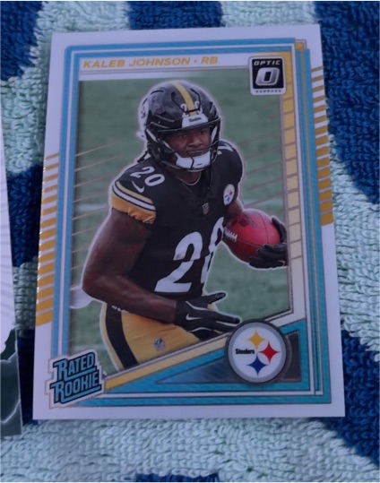 2025 Donruss Optic #232 Kaleb Johnson — front