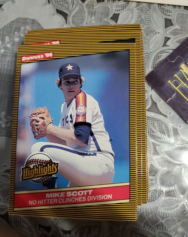 1986 Donruss Highlights #46 Mike Scott — front