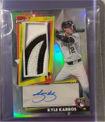 2026 Topps Finest #CPA-KK Kyle Karros — front