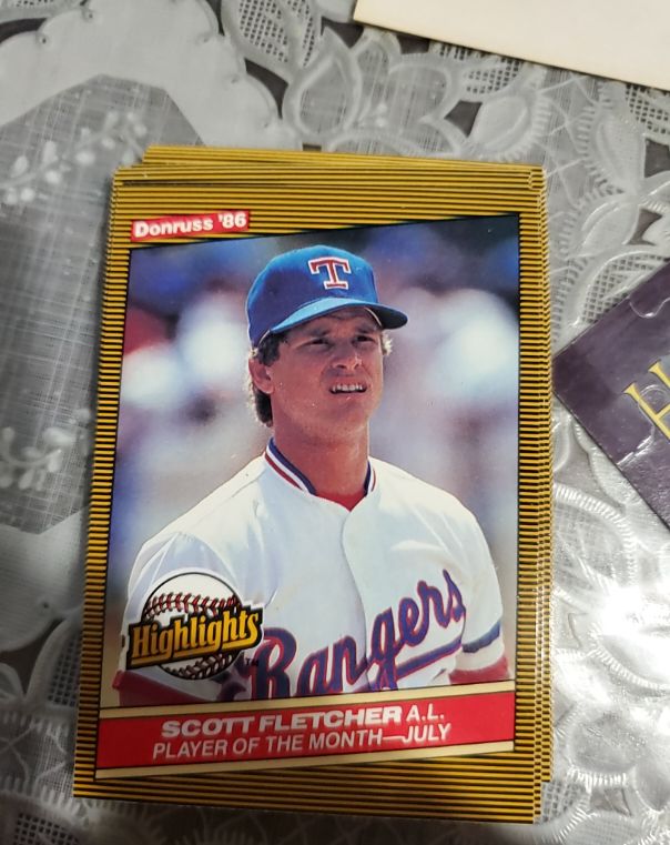 1986 Donruss Highlights #28 Scott Fletcher — front