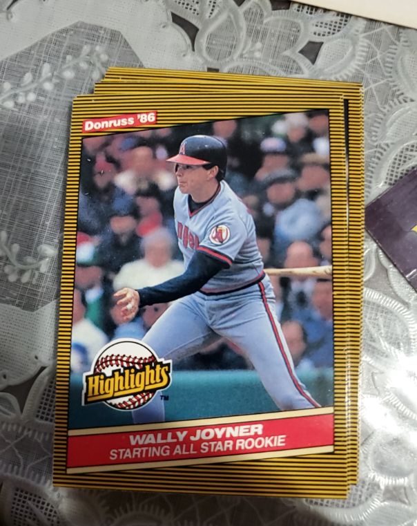 1986 Donruss Highlights #23 Wally Joyner — front