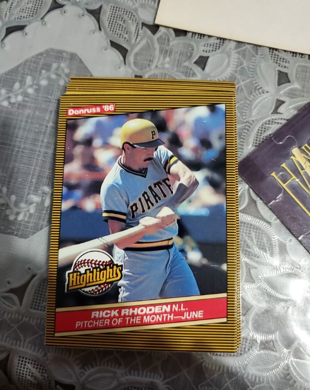 1986 Donruss Highlights #20 Rick Rhoden — front