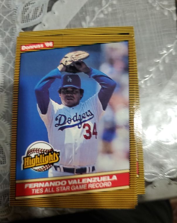 1986 Donruss Highlights #25 Fernando Valenzuela — front