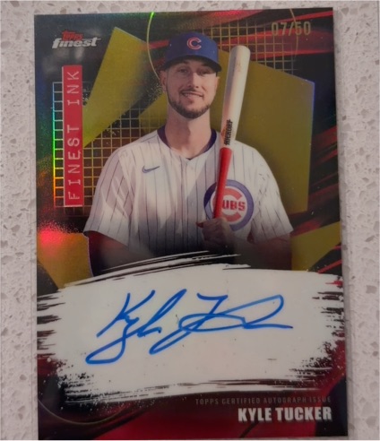 2026 Topps Finest #FI-KT Kyle Tucker — front