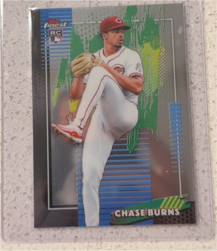 2026 Topps Finest #76 Chase Burns — front