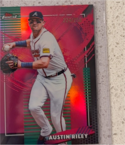 2026 Topps Finest #285 Austin Riley — front