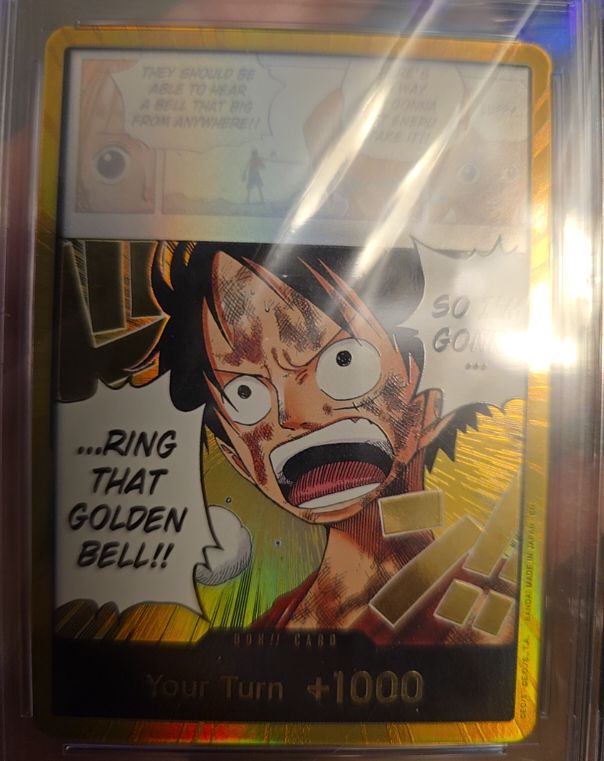 2023 Bandai One Piece Don!! OP15 Monkey D. Luffy Ring That Golden Bell — front