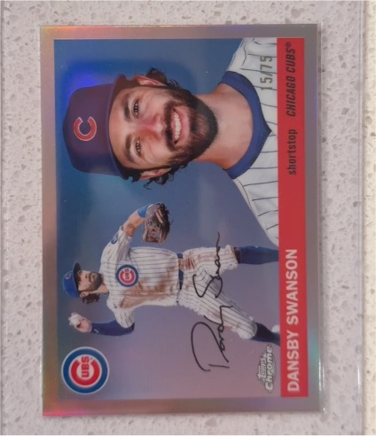 2025 Topps Chrome Platinum #86 Dansby Swanson — front