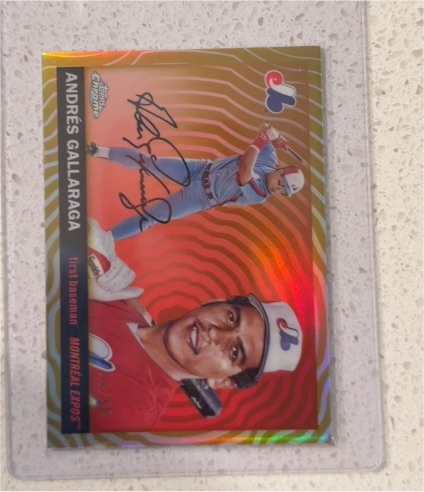 2025 Topps Chrome Platinum #242 Andres Galarraga — front