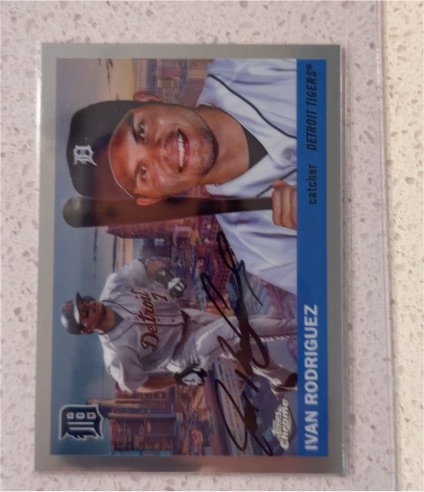 2025 Topps Chrome Platinum #55CV-29 Ivan Rodriguez City Variation — front