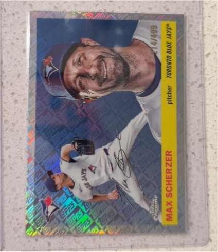 2025 Topps Chrome Platinum Anniversary #109 Max Scherzer — front