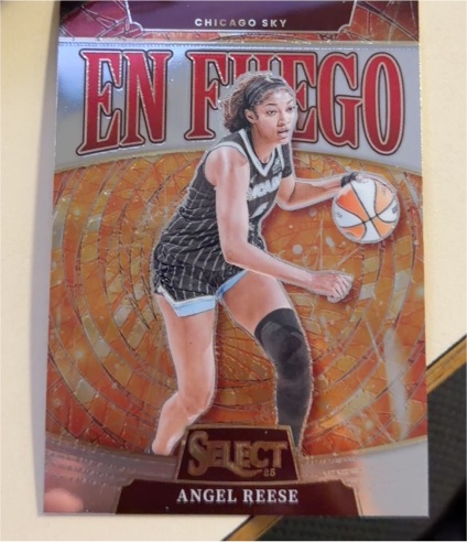 2025 Panini Select WNBA #13 Angel Reese En Fuego — front