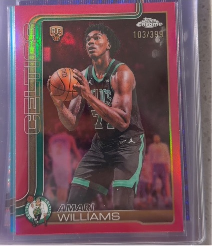 2025-26 Topps Chrome Update #197 Amari Williams — front