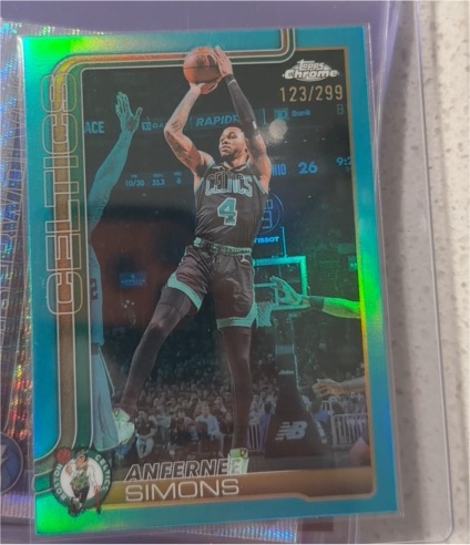 2025 Topps Chrome #123 Anfernee Simons — front