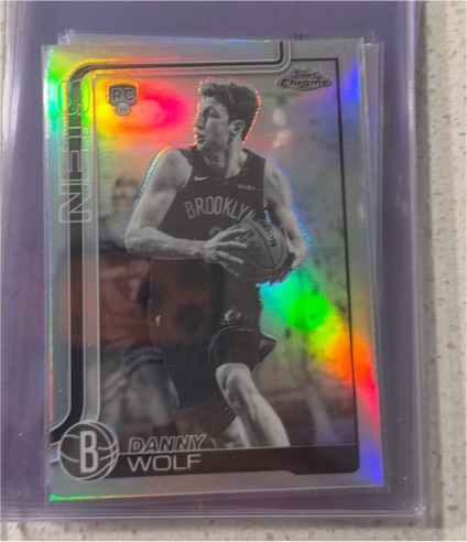 2025-26 Topps Chrome Update #177 Danny Wolf — front