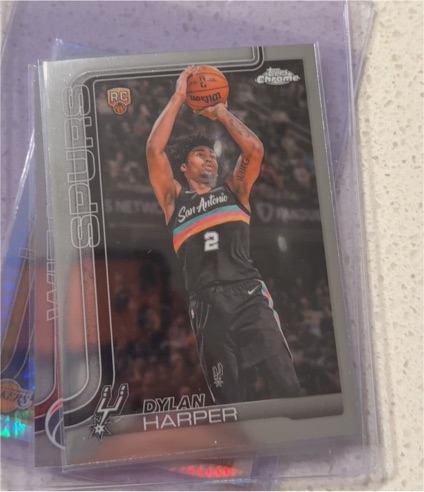 2025-26 Topps Chrome #152 Dylan Harper — front
