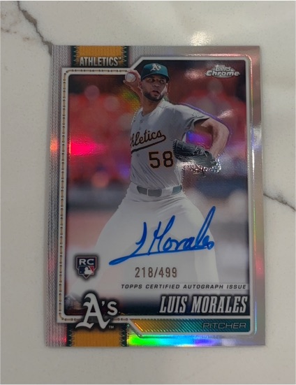 2026 Topps Chrome #218 Luis Morales — front