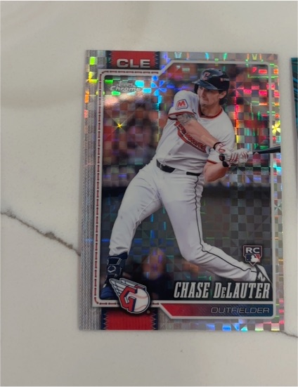 2026 Topps Chrome Baseball #284 Chase DeLauter — front