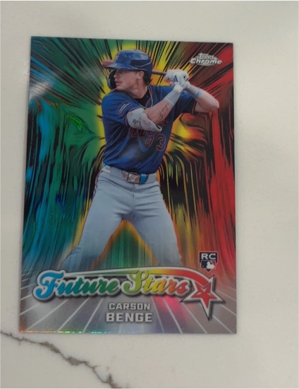 2026 Topps Chrome Future Stars #FS-10 Carson Benge — front