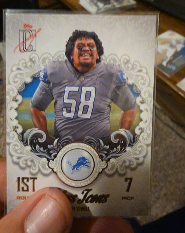 2025 Topps Signature Class #CI-15 Penei Sewell — front