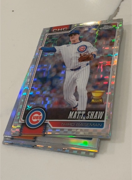 2026 Topps Chrome #271 Matt Shaw — front
