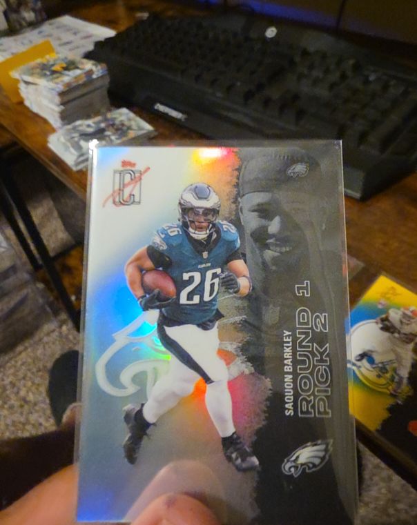 2025 Topps Signature Class #43 Saquon Barkley — front