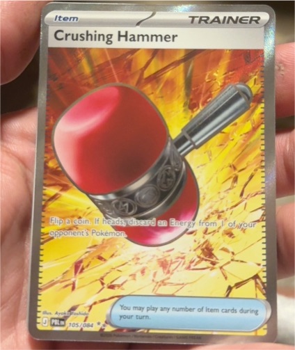 2023 Pokémon PBL #105 Crushing Hammer — front